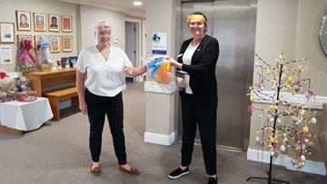 Local school donates protective face shields to Durham care home